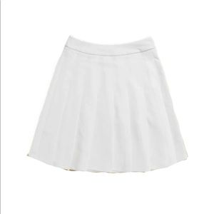 White Pleated Tennis Skirt